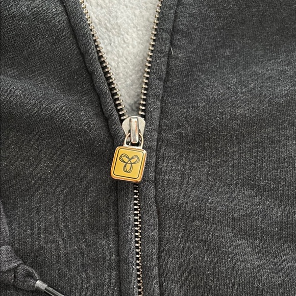 TNA distressed Charcoal Gray Zip-Up Hoodie - Picture 4 of 4